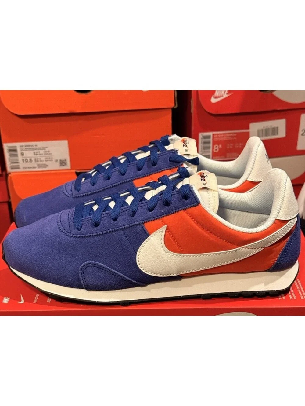 Nike Pre Montreal 17 Mens Size 8 Blue Orange Sneakers 898031-400 Authentic (095)